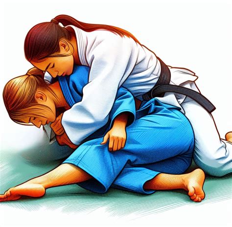 judo girls defeating men.